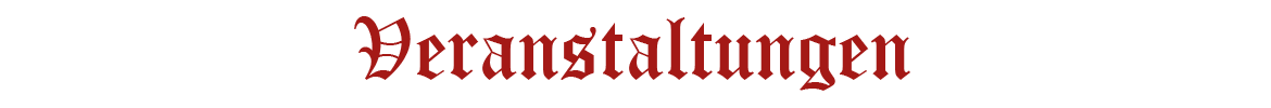 Veranstaltungen